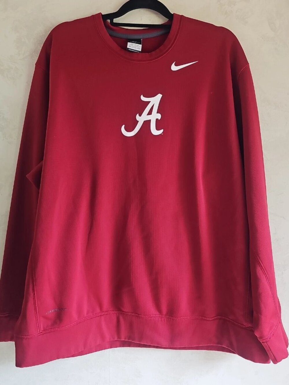 Men's Nike Alabama Crimson Tide Crewneck Sweatshirt-Size: XXL